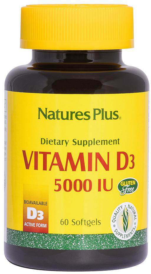 Витамины Nature's Plus Vitamin D3 5000IU 60 желатиновых капсул (97467010475)
Витамины Nature's Plus Vitamin D3 5000IU 60 желатиновых капсул (97467010475)