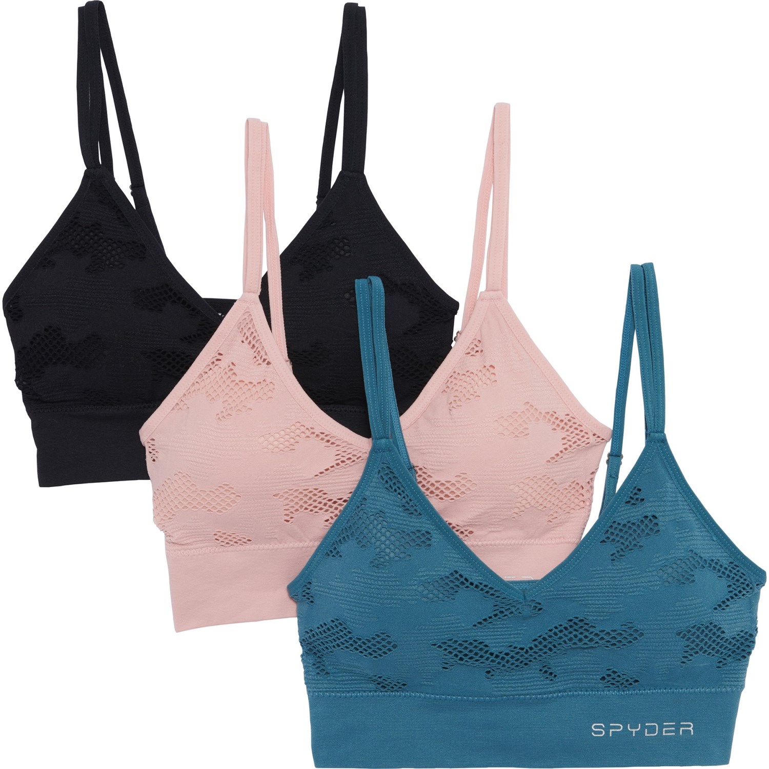Топ Spyder Seamless Jacquard Bralette - 3 Pack Hydro/Silver Pink/Tap Shoe, XL (50)
Топ Spyder Seamless Jacquard Bralette - 3 Pack Hydro/Silver Pink/Tap Shoe, XL (50)