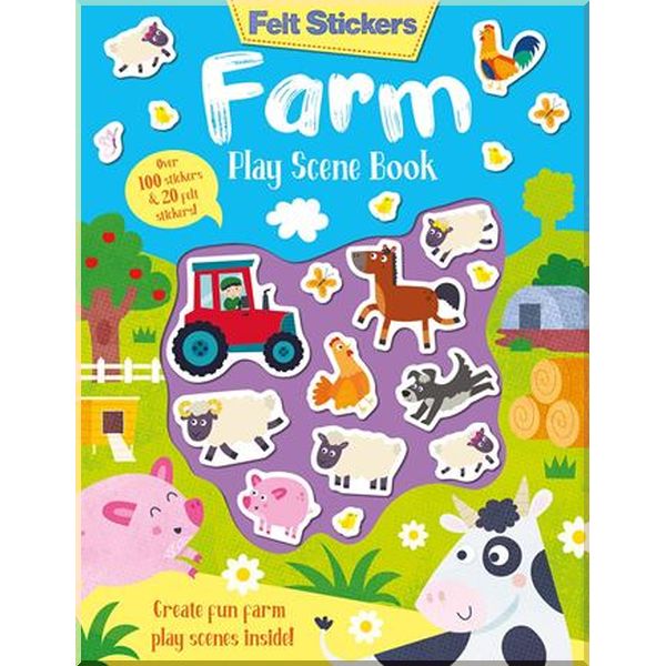Imagine That Felt Stickers: Farm Play Scene Book. Kit Elliot, Gareth Williams. ISBN:9781789585285
Imagine That Felt Stickers: Farm Play Scene Book. Kit Elliot, Gareth Williams. ISBN:9781789585285