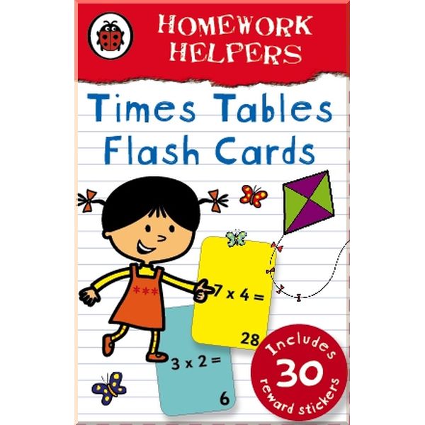 Ladybird Ladybird Homework Helpers: Times Tables flash cards. Ladybird. ISBN:9781409302803
Ladybird Ladybird Homework Helpers: Times Tables flash cards. Ladybird. ISBN:9781409302803
