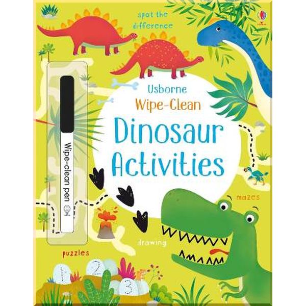 Usborne Wipe-Clean Dinosaur Activities. Dania Florino Kirsteen Robson. ISBN:9781474919012
Usborne Wipe-Clean Dinosaur Activities. Dania Florino Kirsteen Robson. ISBN:9781474919012
