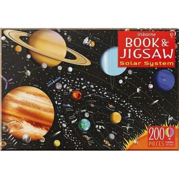 Usborne The Solar System Book and Jigsaw. Peter Donnelly Sam Smith. ISBN:9781474960298
Usborne The Solar System Book and Jigsaw. Peter Donnelly Sam Smith. ISBN:9781474960298