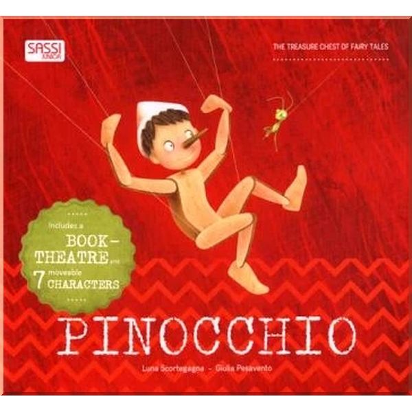 Treasure Chest of Fairy Tales: Pinocchio (with a Book Theatre). Carlo Collodi Giulia Pesavento Luna Scortegagna. ISBN:9788830300552
Treasure Chest of Fairy Tales: Pinocchio (with a Book Theatre). Carlo Collodi Giulia Pesavento Luna Scortegagna. ISBN:9788830300552