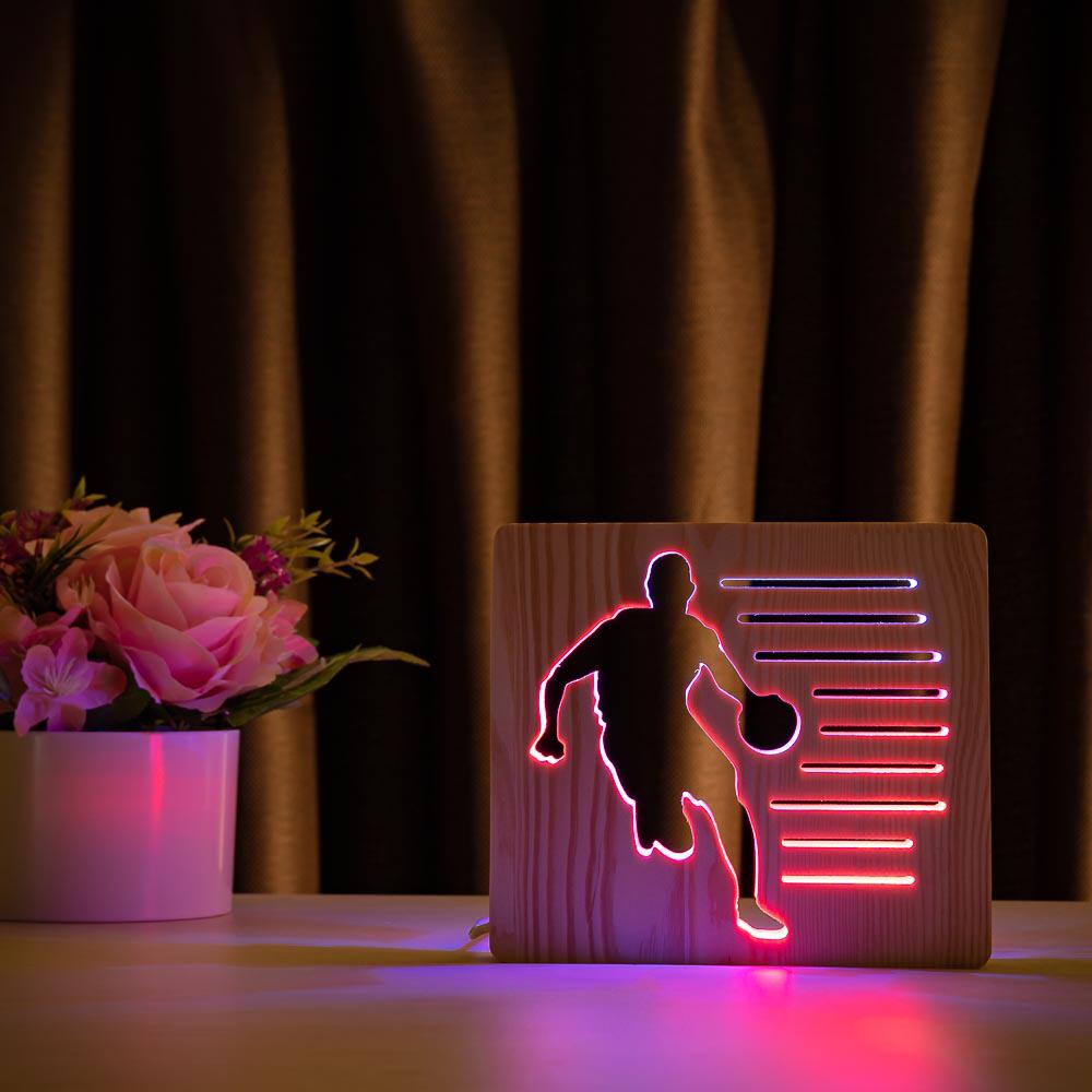 Светильник ночник ArtEco Light из дерева LED "Баскетболист с мячом" с пультом и регулировкой цвета, двойной RGB
Светильник ночник ArtEco Light из дерева LED "Баскетболист с мячом" с пультом и регулировкой цвета, двойной RGB
