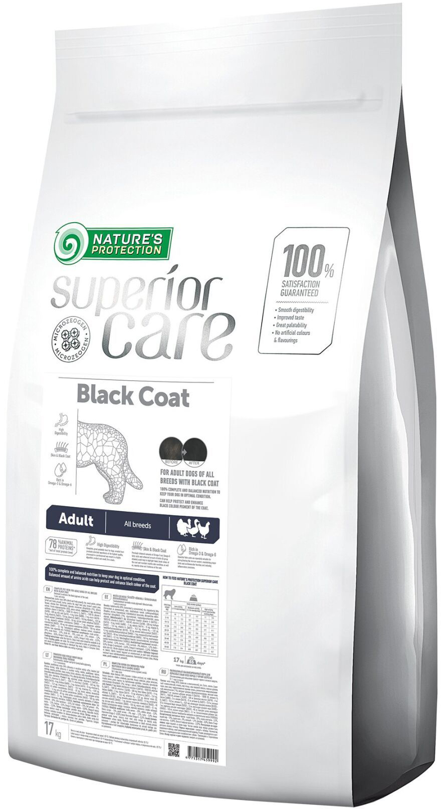 Сухой корм для собак Nature's Protection Superior Care Black Coat Adult All Breeds 10 кг (NPSC45791) (4771317457912)
Сухой корм для собак Nature's Protection Superior Care Black Coat Adult All Breeds 10 кг (NPSC45791) (4771317457912)