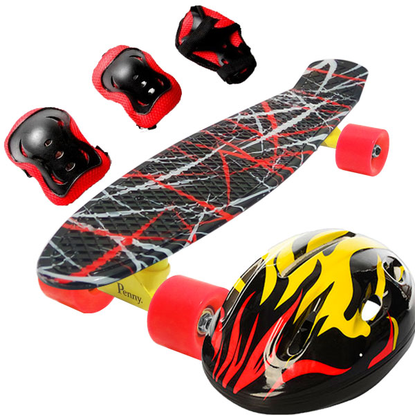 Скейт Penny Style 22" Combo Набор (защита + шлем) Forest Red Огонь (2T2034)
Скейт Penny Style 22" Combo Набор (защита + шлем) Forest Red Огонь (2T2034)