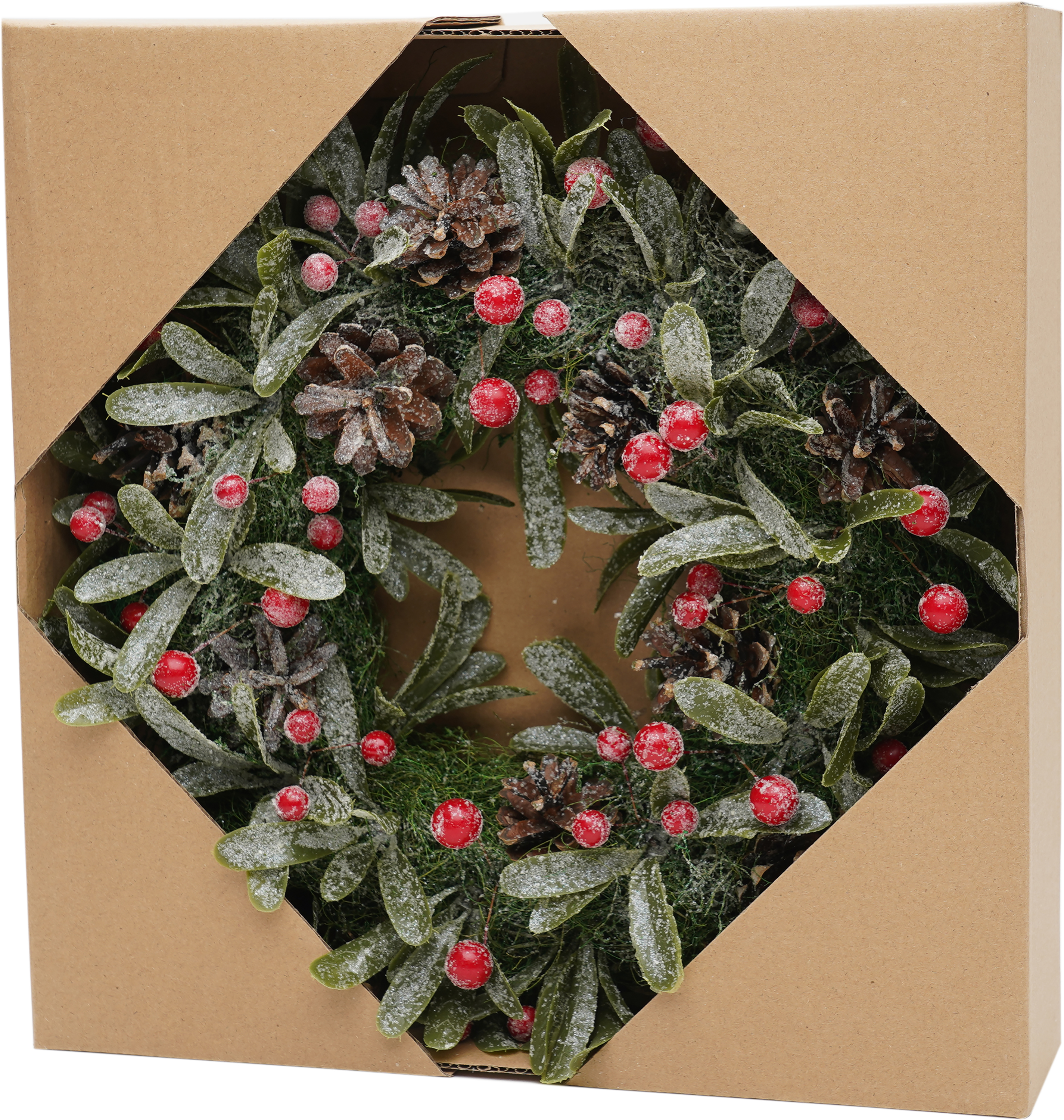 Венок новогодний Christmas Decoration 340 х 340 х 85 мм (YZB003210_red berries)
Венок новогодний Christmas Decoration 340 х 340 х 85 мм (YZB003210_red berries)