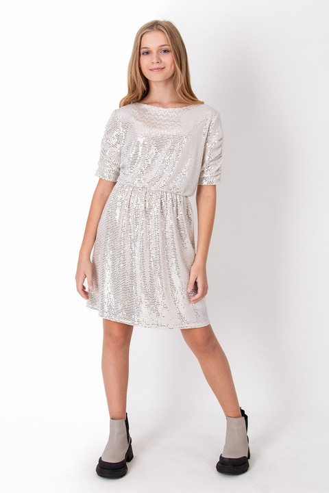 Платье Mevis 4047 серебро 158
Платье Mevis 4047 серебро 158