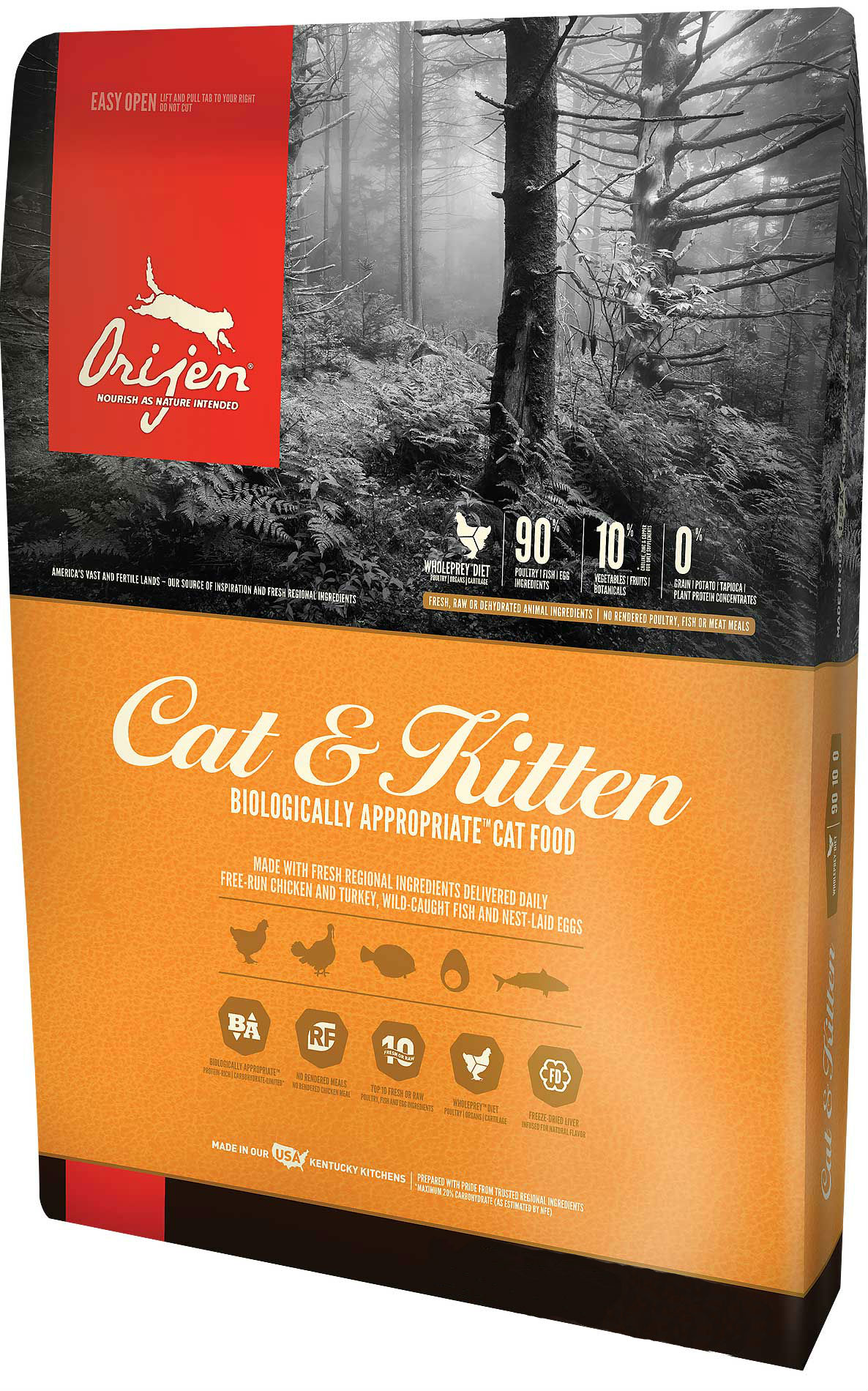 Сухой корм для кошек и котят всех возрастов Cat & Kitten 340 гр Orijen BGL-AC-163
Сухой корм для кошек и котят всех возрастов Cat & Kitten 340 гр Orijen BGL-AC-163