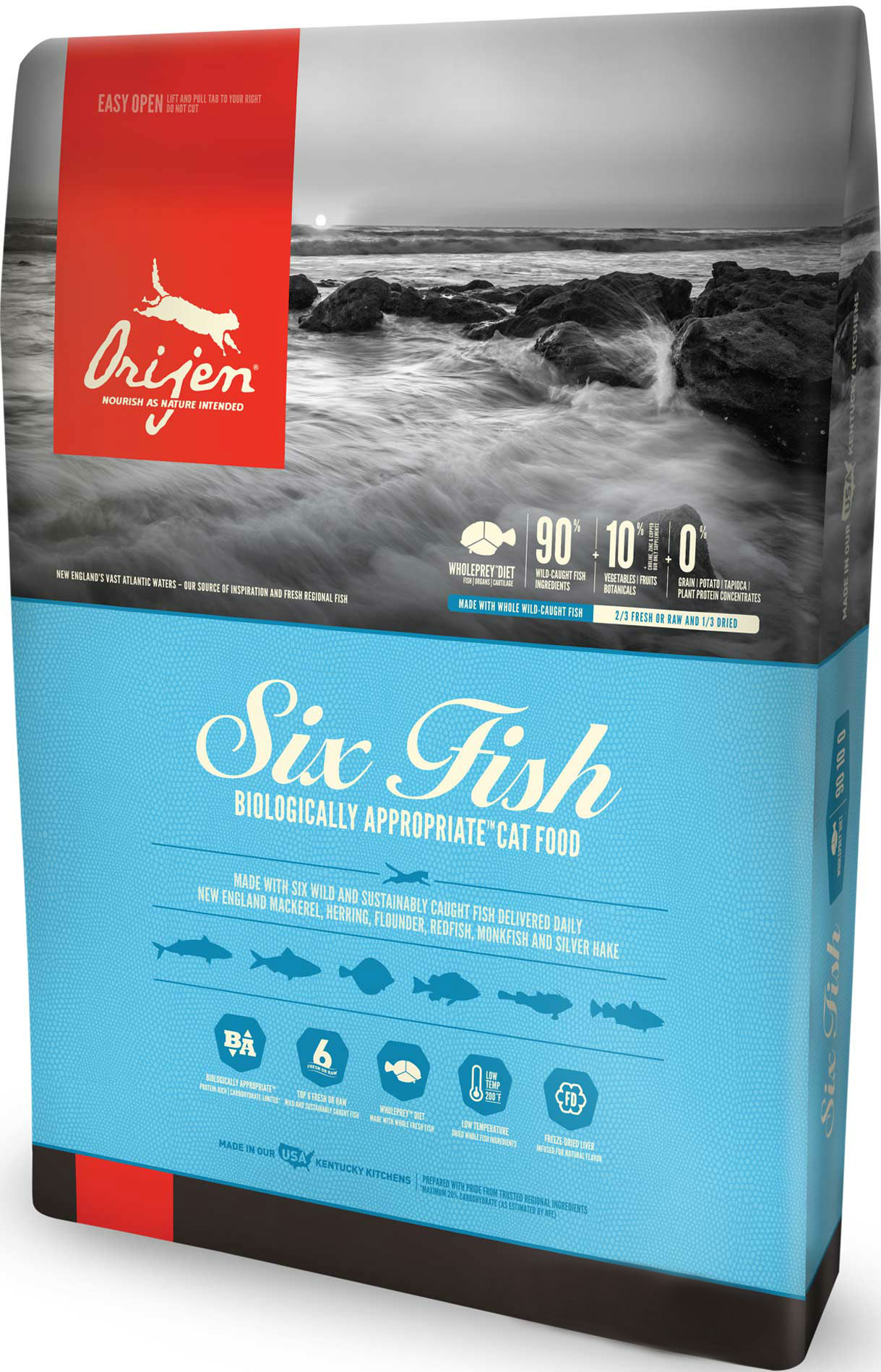Сухой корм для котов и котят с рыбой Six fish cat & kitten 5,4 кг Orijen BGL-AC-161
Сухой корм для котов и котят с рыбой Six fish cat & kitten 5,4 кг Orijen BGL-AC-161