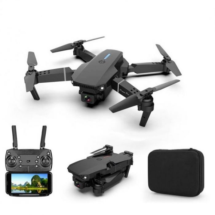 Квадрокоптер E88 Pro Black - 4K и HD FPV Wifi камеры, оптическое позиционирование, до 15 мин + кейс
Квадрокоптер E88 Pro Black - 4K и HD FPV Wifi камеры, оптическое позиционирование, до 15 мин + кейс