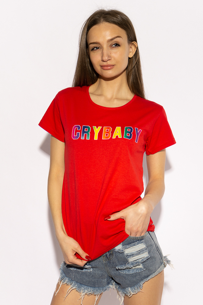 Футболка женская Crybaby 85F420 (Красный) ToS Размер цвет Красный, Футболка женская Crybaby 85F420 (Красный) ToS S Размер цвет Красный
Футболка женская Crybaby 85F420 (Красный) ToS Размер цвет Красный, Футболка женская Crybaby 85F420 (Красный) ToS S Размер цвет Красный