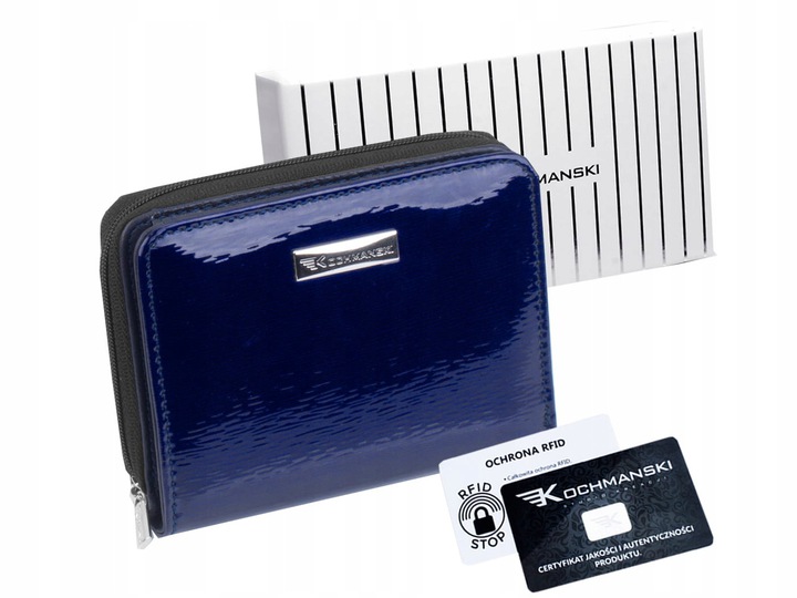 Женский кошелёк лакированный натуральная кожа Kochmanski RFID 9.8 х 11.2 х 3 см синий с черным (RFID K-SH2-41375-4168)
Женский кошелёк лакированный натуральная кожа Kochmanski RFID 9.8 х 11.2 х 3 см синий с черным (RFID K-SH2-41375-4168)