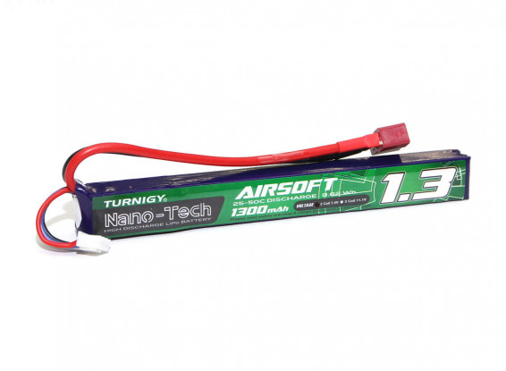 Аккумулятор LiPo 2S 7.4V 1300mah 25-50C T-коннектор Turnigy nano-tech Airsoft для страйкбола
Аккумулятор LiPo 2S 7.4V 1300mah 25-50C T-коннектор Turnigy nano-tech Airsoft для страйкбола