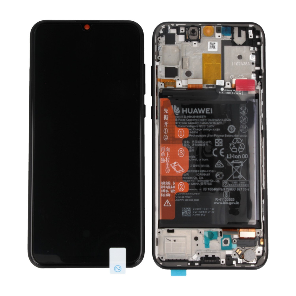 Дисплей для Huawei P Smart S Midnight Black в сборе с рамкой, акб и датчиками Service Original
Дисплей для Huawei P Smart S Midnight Black в сборе с рамкой, акб и датчиками Service Original