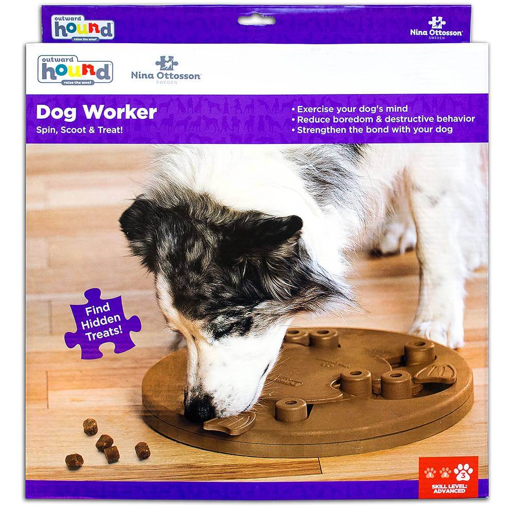 Игрушка головоломка для собак Nina Ottosson Dog Worker 34.5 x 5 см Nina Ottosson BGL-PT-108
Игрушка головоломка для собак Nina Ottosson Dog Worker 34.5 x 5 см Nina Ottosson BGL-PT-108