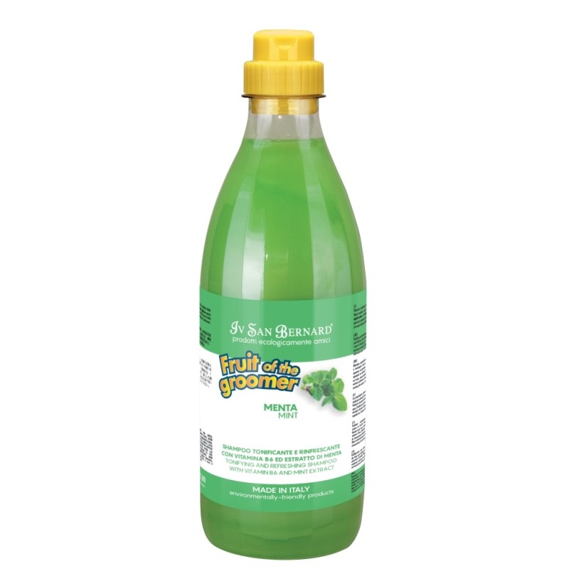 Освежающий шампунь для любого типа шерсти Mint Fruit of the Groomer 1 л Iv San Bernard BGL-IB-109
Освежающий шампунь для любого типа шерсти Mint Fruit of the Groomer 1 л Iv San Bernard BGL-IB-109
