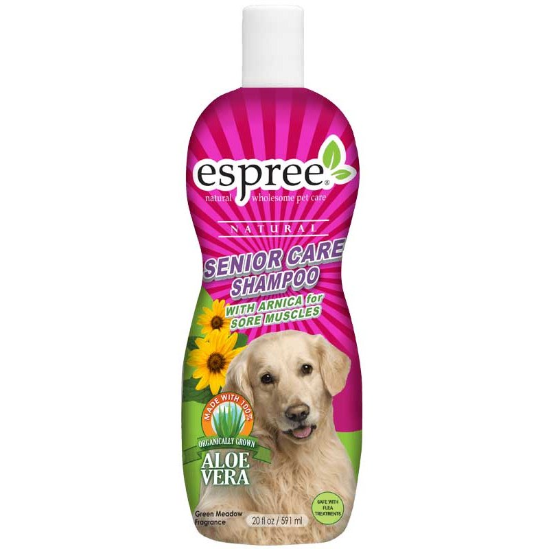 Шампунь для ухода за кожей и шерстью стареющих собак ESPREE Senior Care Shampoo 591 мл Espree BGL-ES-154
Шампунь для ухода за кожей и шерстью стареющих собак ESPREE Senior Care Shampoo 591 мл Espree BGL-ES-154