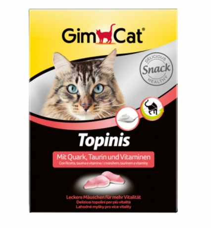 Витаминные мышки с таурином и творогом с ТГОС для кошек "Gimpet Topinis" 180 шт GimCat BGL-GP-90
Витаминные мышки с таурином и творогом с ТГОС для кошек "Gimpet Topinis" 180 шт GimCat BGL-GP-90