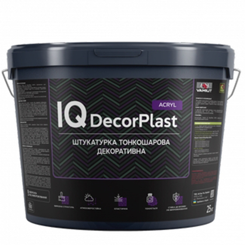 Акриловая декоративная штукатурка Vamiut IQ DecorPlast ACRYL камешковый 0,5мм 25кг
Акриловая декоративная штукатурка Vamiut IQ DecorPlast ACRYL камешковый 0,5мм 25кг