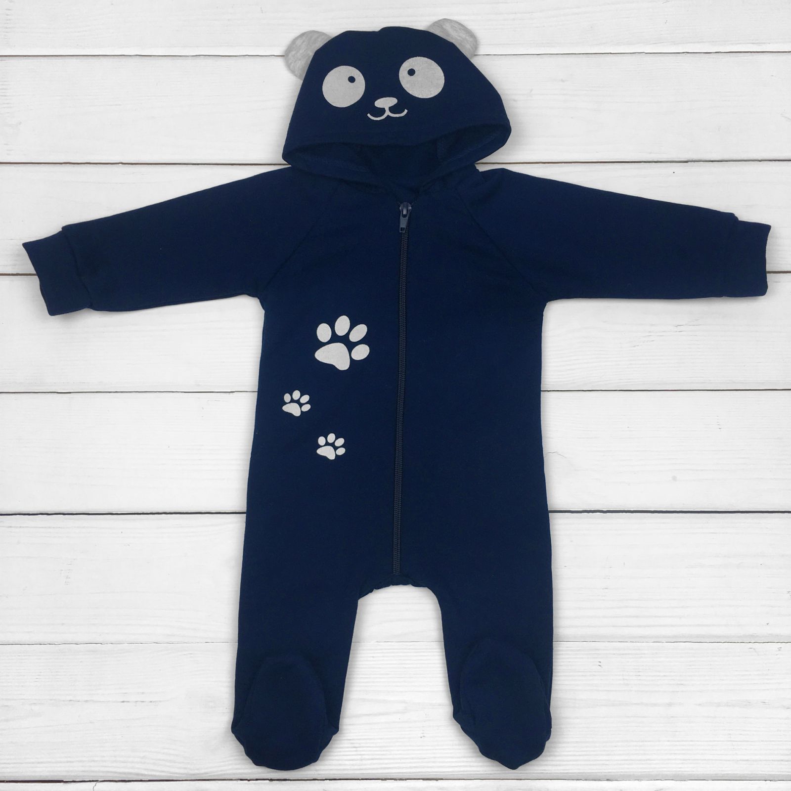 Детский человечек с капюшоном Malena панда 68 см синий
Детский человечек с капюшоном Malena панда 68 см синий