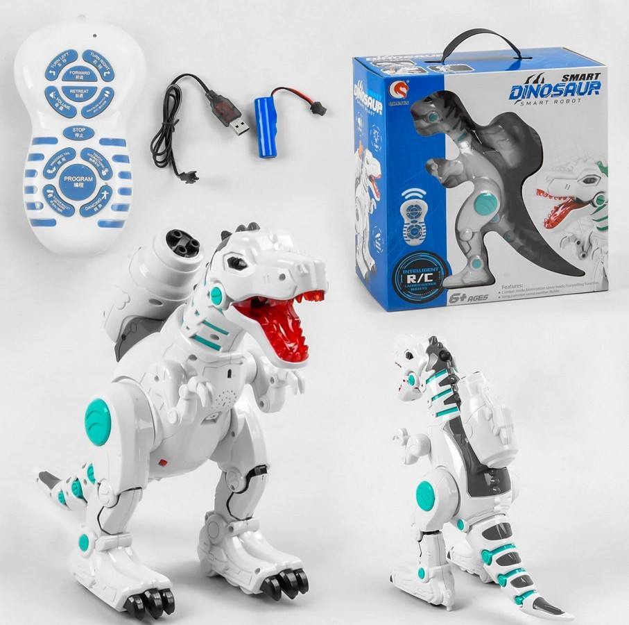 Динозавр на радиоуправлении Smart Dinosaur 12 функций, подсветка глаз, звук, программируется, стреляет
Динозавр на радиоуправлении Smart Dinosaur 12 функций, подсветка глаз, звук, программируется, стреляет