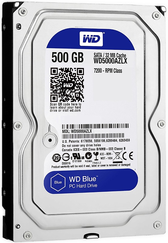 Жесткий диск Western Digital Blue 3.5" 500Gb 7200об/м 32МБ SATA III (WD5000AZLX) New
Жесткий диск Western Digital Blue 3.5" 500Gb 7200об/м 32МБ SATA III (WD5000AZLX) New