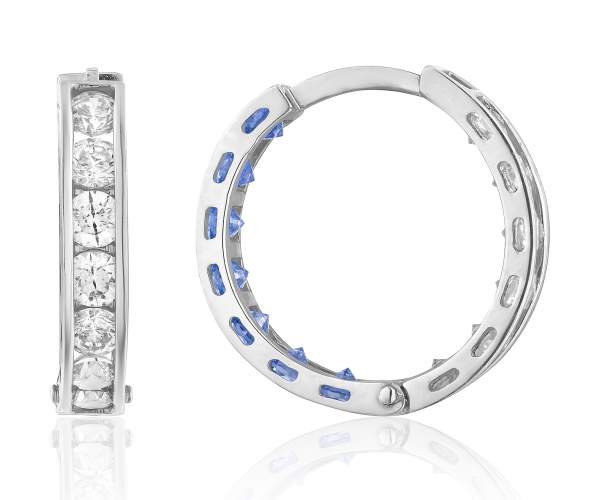 Серьги-кольца с камнями SWAROVSKI Zirconia, "Полнолуние", белое золото, С4174/1SWFBLUE
Серьги-кольца с камнями SWAROVSKI Zirconia, "Полнолуние", белое золото, С4174/1SWFBLUE
