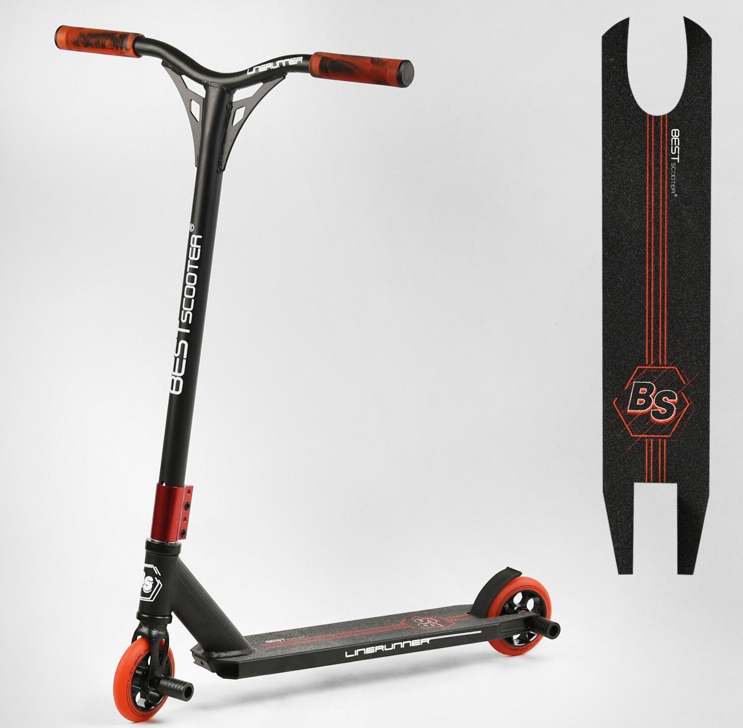 Самокат трюковый Best Scooter HIC-система, с пеги LR-10140 Black-Orange (LR-10140)
Самокат трюковый Best Scooter HIC-система, с пеги LR-10140 Black-Orange (LR-10140)