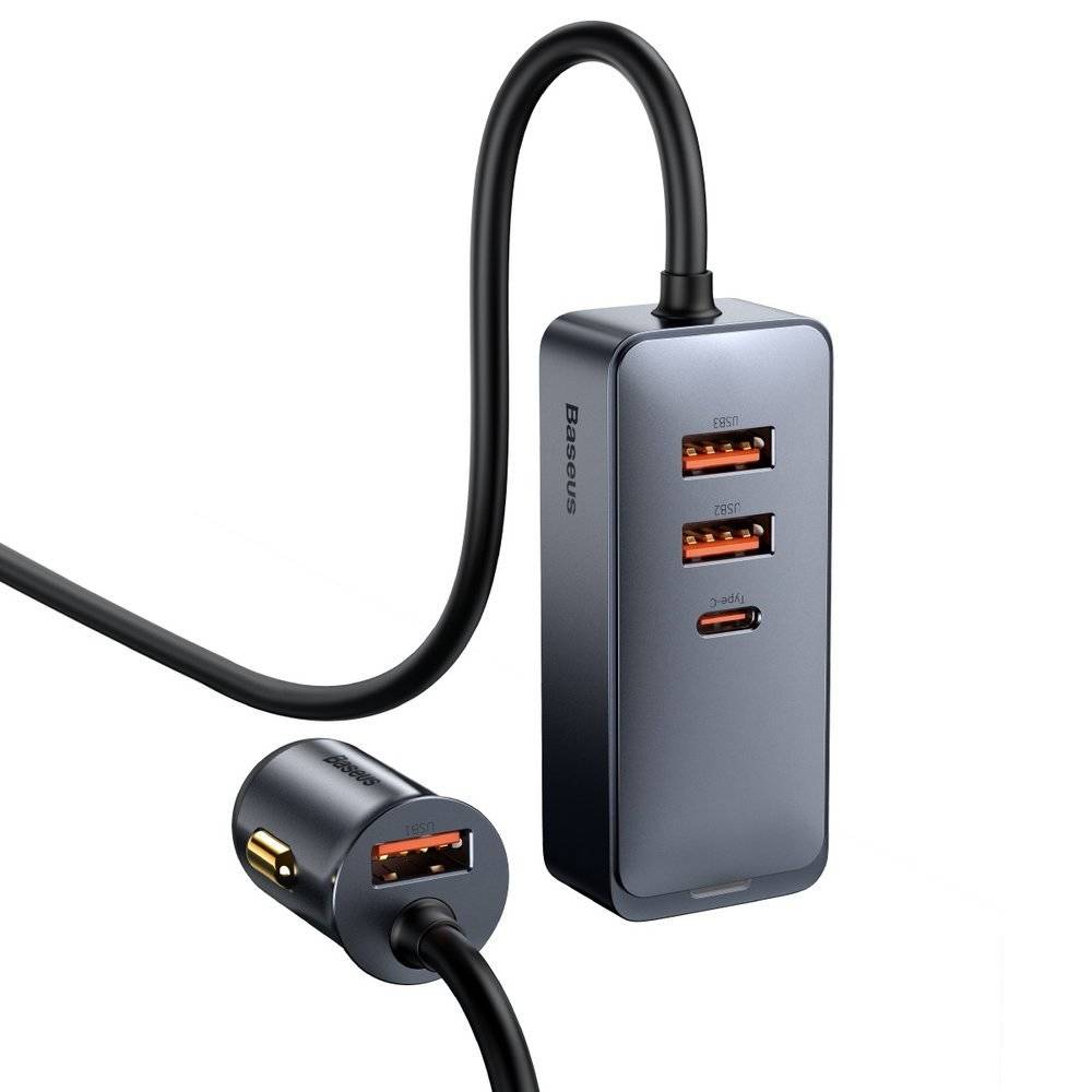 Автомобильное зарядное Baseus Share Together PPS Multi-Port 3xUSB-A/USB-C 120W Black (CCBT-B0G)
Автомобильное зарядное Baseus Share Together PPS Multi-Port 3xUSB-A/USB-C 120W Black (CCBT-B0G)