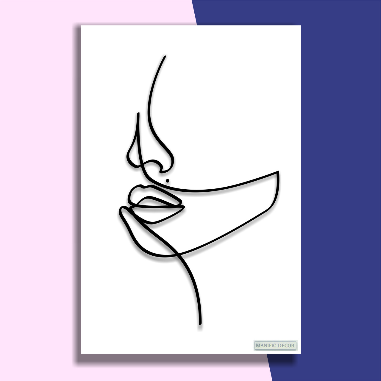 Картина интерьерная абстрактная настенная арт панно на холсте Manific Decor Wall Art Kiss / На расстоянии поцелуя 70*90 см
Картина интерьерная абстрактная настенная арт панно на холсте Manific Decor Wall Art Kiss / На расстоянии поцелуя 70*90 см