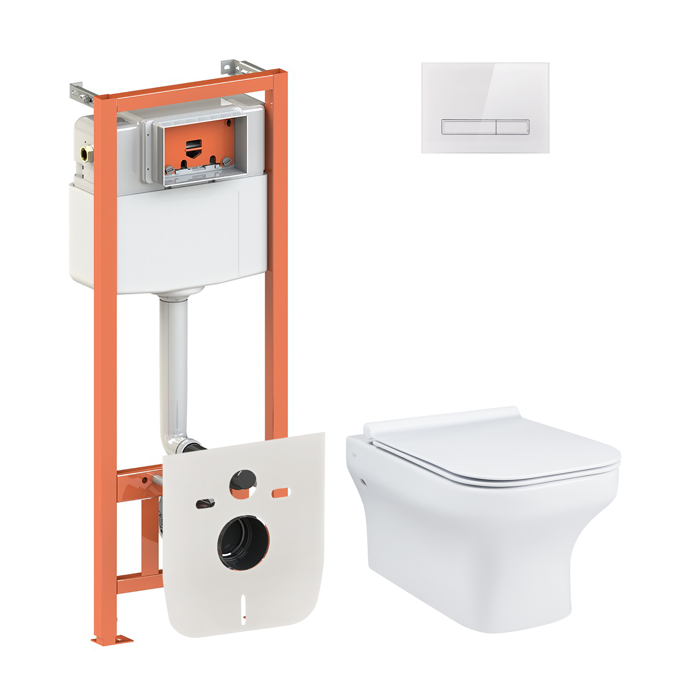 Набор Qtap инсталляция 4 в 1 с панелью смыва Nest (QT0133M425 + QT0111V1105GW) + унитаз с сиденьем Cardinal QT0433C660HW
Набор Qtap инсталляция 4 в 1 с панелью смыва Nest (QT0133M425 + QT0111V1105GW) + унитаз с сиденьем Cardinal QT0433C660HW