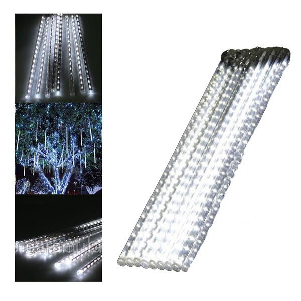 Светодиодная гирлянда Тающие сосульки (Метеоритный дождь) на 192 Led электрическая белая 4,1 м:
Светодиодная гирлянда Тающие сосульки (Метеоритный дождь) на 192 Led электрическая белая 4,1 м: