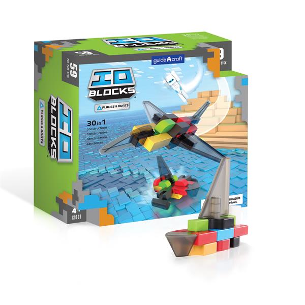Конструктор Guidecraft IO Blocks Літаки і кораблі з доповненою 3d реальністю, 59 деталей (G9608)
Конструктор Guidecraft IO Blocks Літаки і кораблі з доповненою 3d реальністю, 59 деталей (G9608)