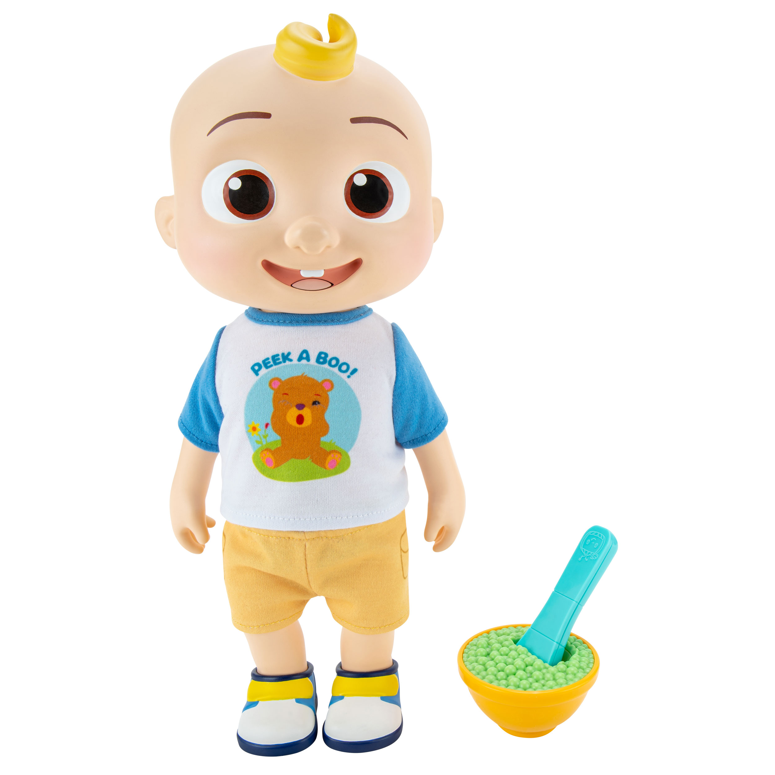 Интерактивная игрушка CoComelon Deluxe Interactive JJ Doll Джей Джей со звуком (CMW0058)
Интерактивная игрушка CoComelon Deluxe Interactive JJ Doll Джей Джей со звуком (CMW0058)