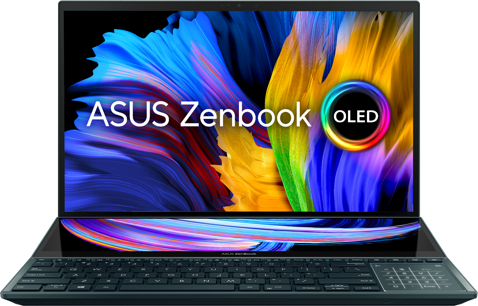 Ноутбук ASUS ZenBook Pro Duo 15 OLED UX582HS-H2902X (90NB0V21-M00920) Celestial Blue + фирменный рюкзак
Ноутбук ASUS ZenBook Pro Duo 15 OLED UX582HS-H2902X (90NB0V21-M00920) Celestial Blue + фирменный рюкзак