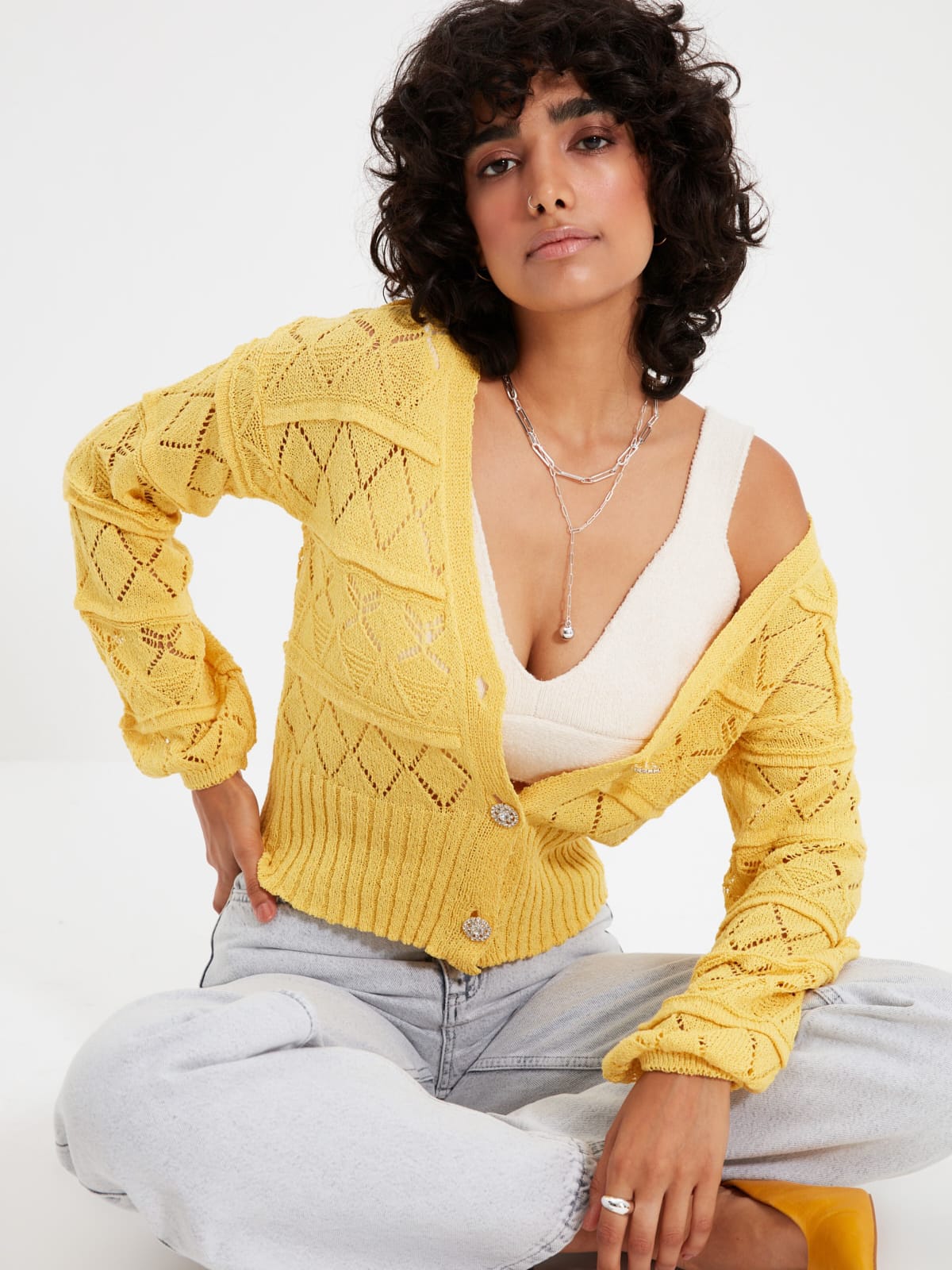 Кардиган Trendyol TWOAW22HI0011 Yellow, Кардиган Trendyol TWOAW22HI0011 M Yellow
Кардиган Trendyol TWOAW22HI0011 Yellow, Кардиган Trendyol TWOAW22HI0011 M Yellow