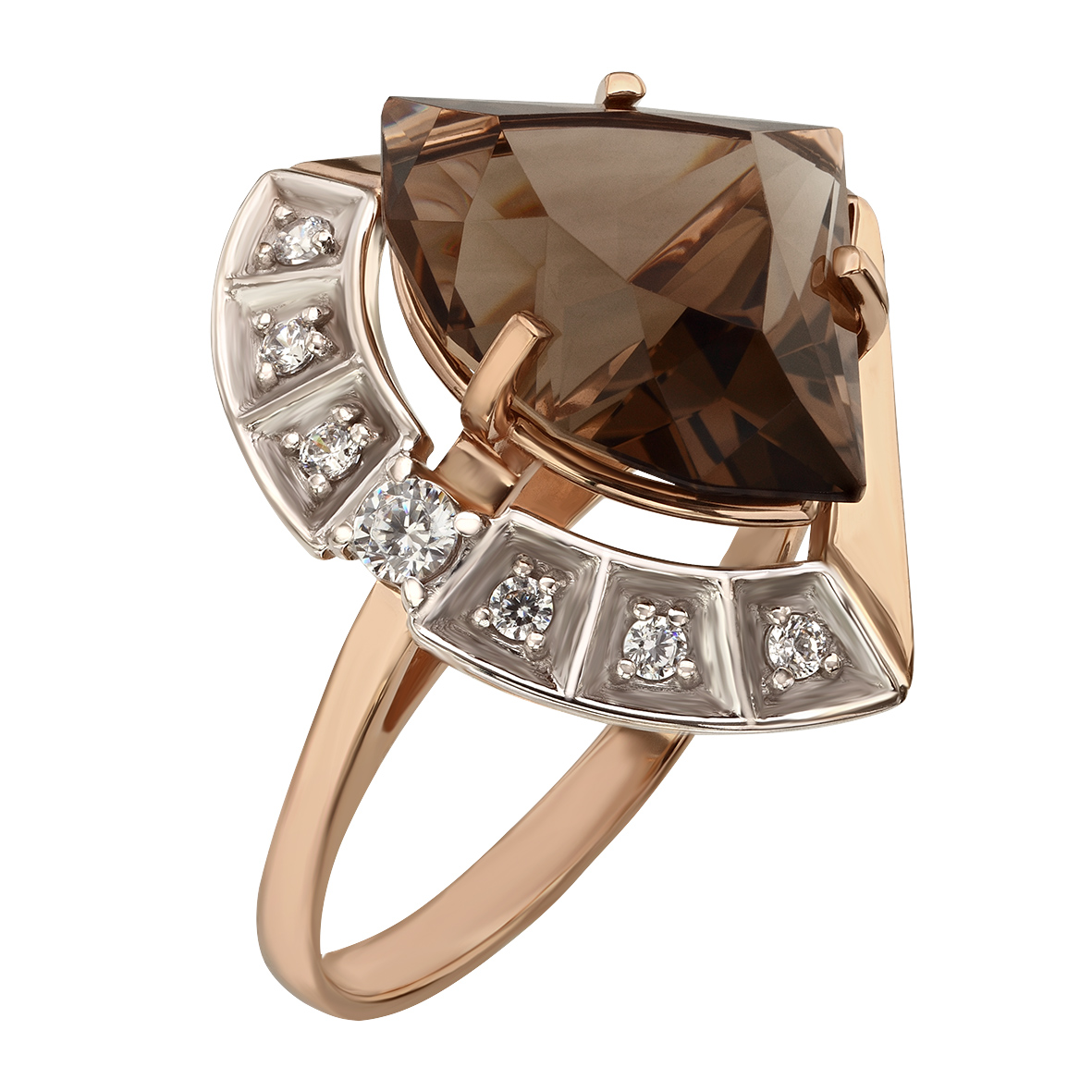 Золотое кольцо с вставками дымчатого кварца и фианитов Tango Jewellery Company 378791 размер 18
Золотое кольцо с вставками дымчатого кварца и фианитов Tango Jewellery Company 378791 размер 18