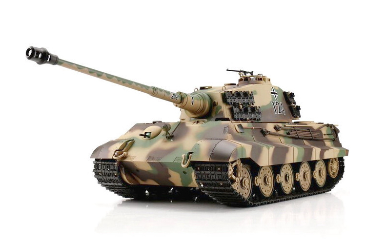 Танк на радиоуправлении 1:16 Heng Long King Tiger Henschel с пневмопушкой и и/к боем
Танк на радиоуправлении 1:16 Heng Long King Tiger Henschel с пневмопушкой и и/к боем