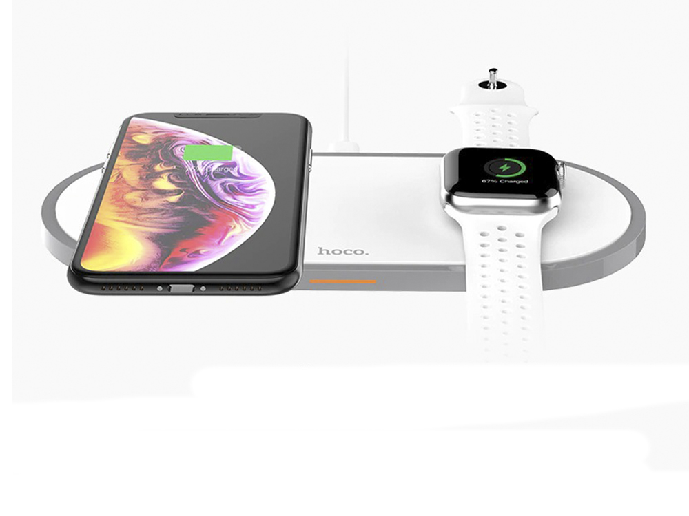 Зарядное устройство Hoco Для смартфона iWatch 2 в 1 QI магнитное Белый (1010-492-00)
Зарядное устройство Hoco Для смартфона iWatch 2 в 1 QI магнитное Белый (1010-492-00)