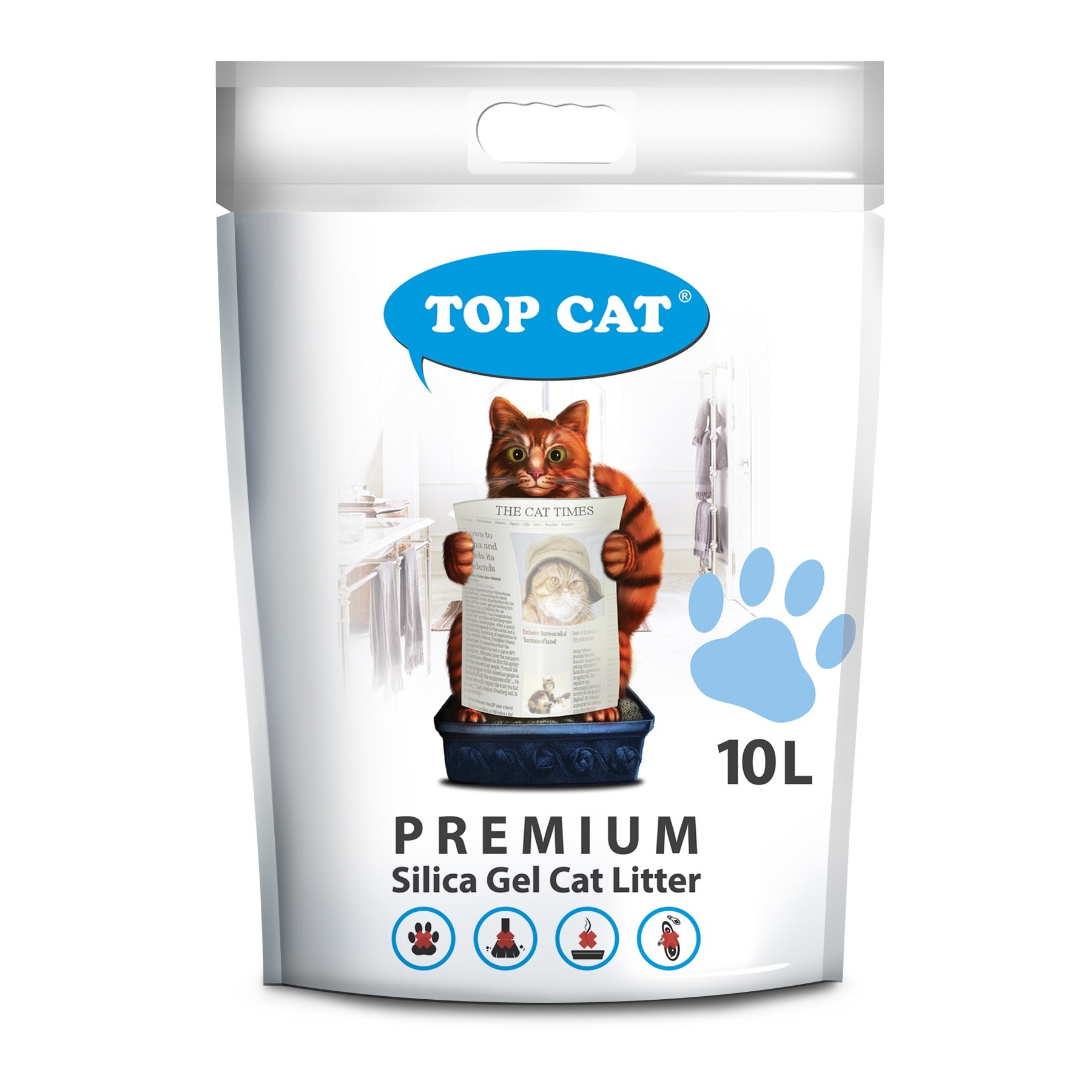 Наповнювач для туалетів силікагелевий Top Cat (3 шт. × 10.0 л.) (вистачить на 12 місяців)
Наповнювач для туалетів силікагелевий Top Cat (3 шт. × 10.0 л.) (вистачить на 12 місяців)