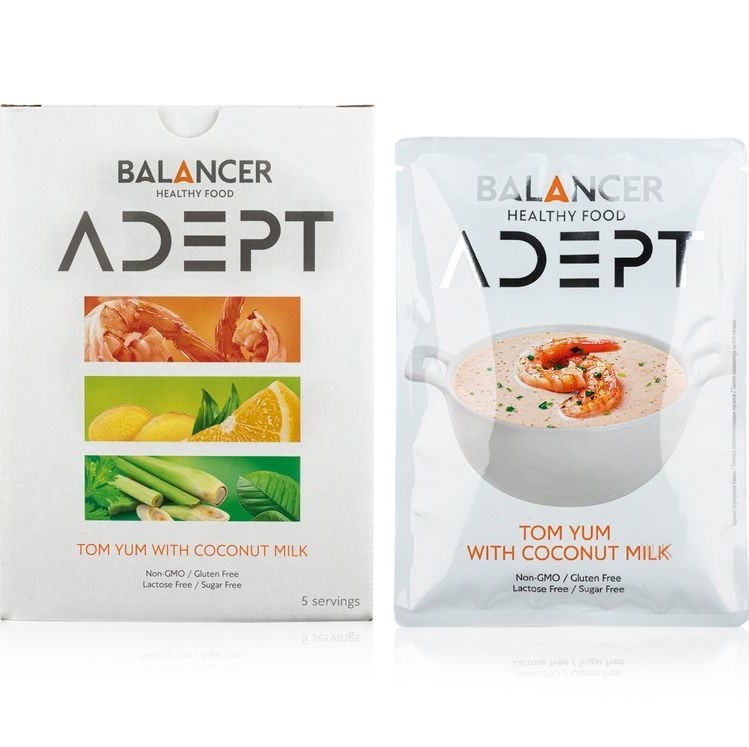 Протеиновый коктейль GreenWay BALANCER ADEPT со вкусом «Тайский суп том ям», 5 шт. (01217)
Протеиновый коктейль GreenWay BALANCER ADEPT со вкусом «Тайский суп том ям», 5 шт. (01217)