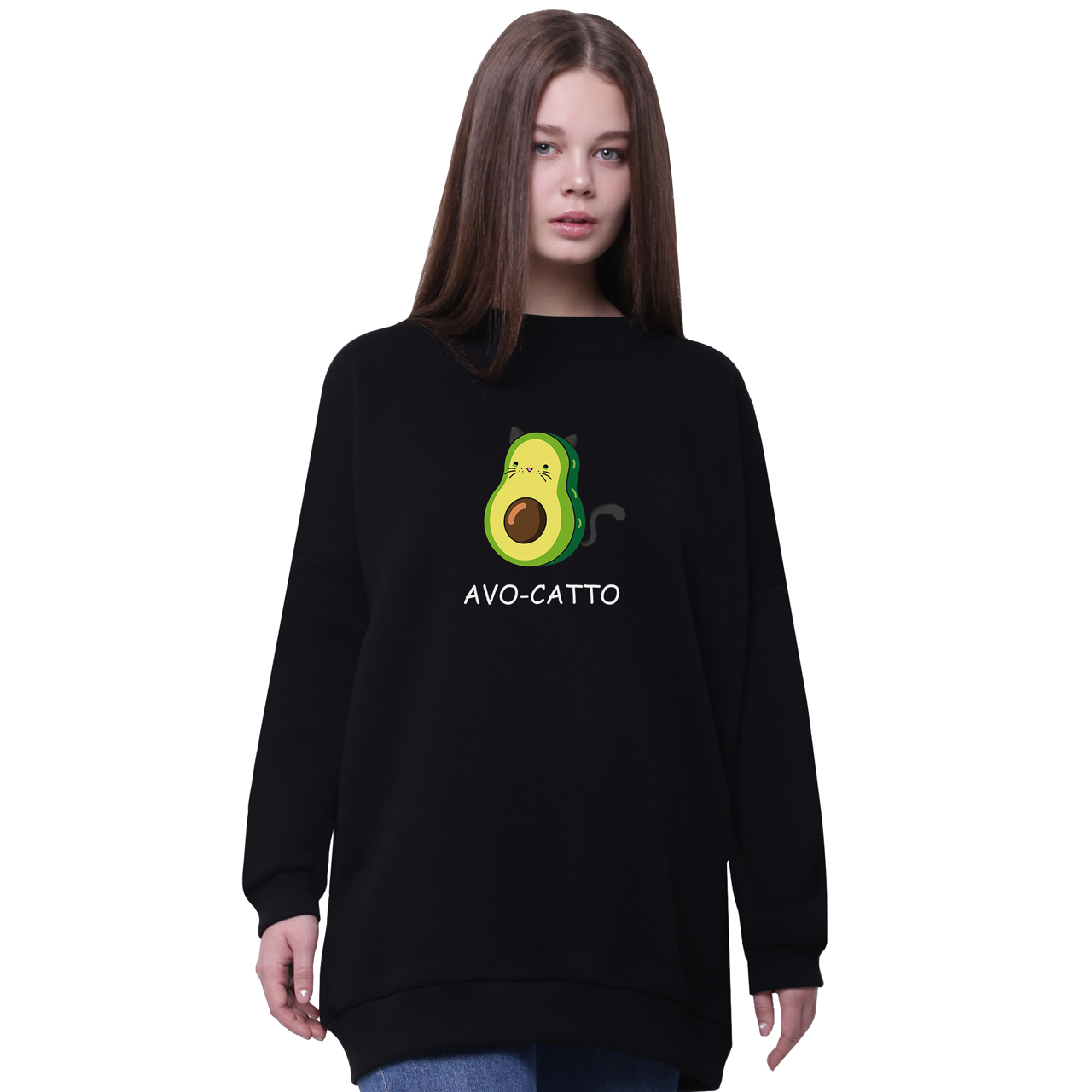 Свитшот для девочек удлиненный Авокадо Котик (Avo-Catto) Черный (35963-1372-3) 146 см
Свитшот для девочек удлиненный Авокадо Котик (Avo-Catto) Черный (35963-1372-3) 146 см