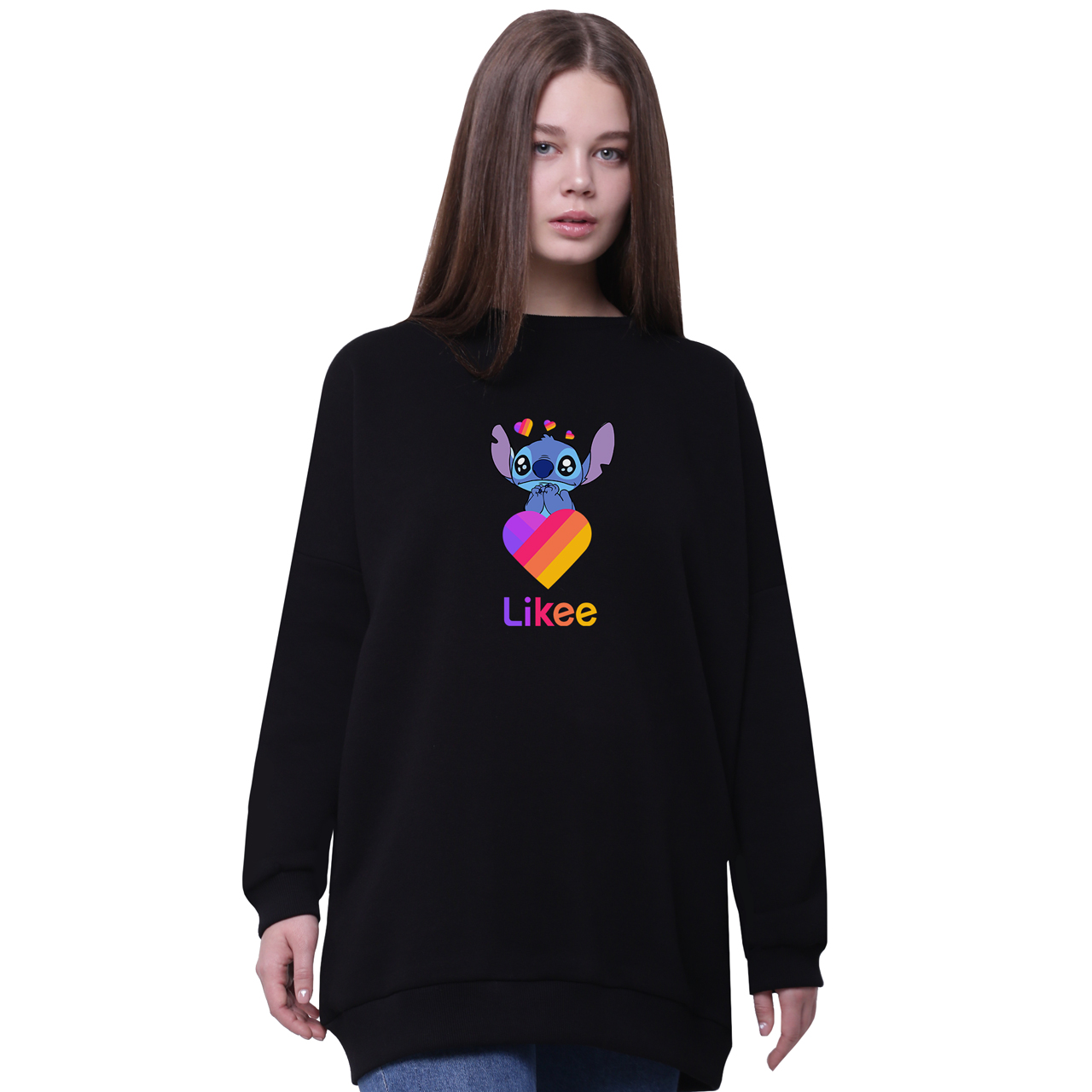 Свитшот для девочек удлиненный Лайки Стич (Stitch Likee) Черный (35963-1596-7) 170 см
Свитшот для девочек удлиненный Лайки Стич (Stitch Likee) Черный (35963-1596-7) 170 см