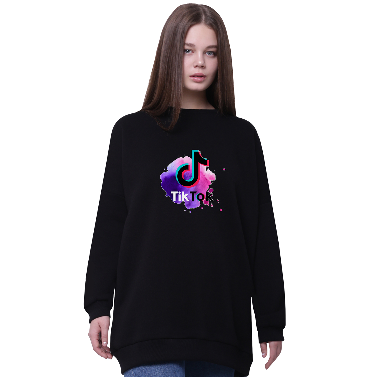 Свитшот для девочек удлиненный ТикТок (TikTok) Черный (35963-1940-7) 170 см
Свитшот для девочек удлиненный ТикТок (TikTok) Черный (35963-1940-7) 170 см