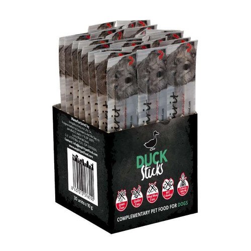 Полувлажное лакомство для собак Alpha Spirit DOG Sticks Duck Chicken, палочки с уткой и курицей, 30 шт, 300 г
Полувлажное лакомство для собак Alpha Spirit DOG Sticks Duck Chicken, палочки с уткой и курицей, 30 шт, 300 г