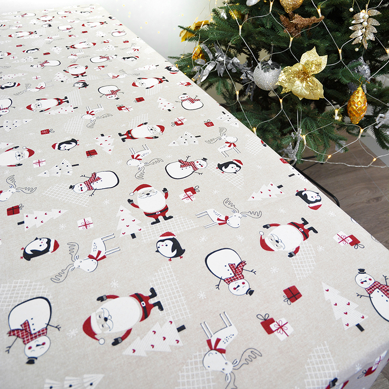 Новогодняя скатерть Time Textile Renne Бежевый, Красный, Черный TT173588 140x300
Новогодняя скатерть Time Textile Renne Бежевый, Красный, Черный TT173588 140x300