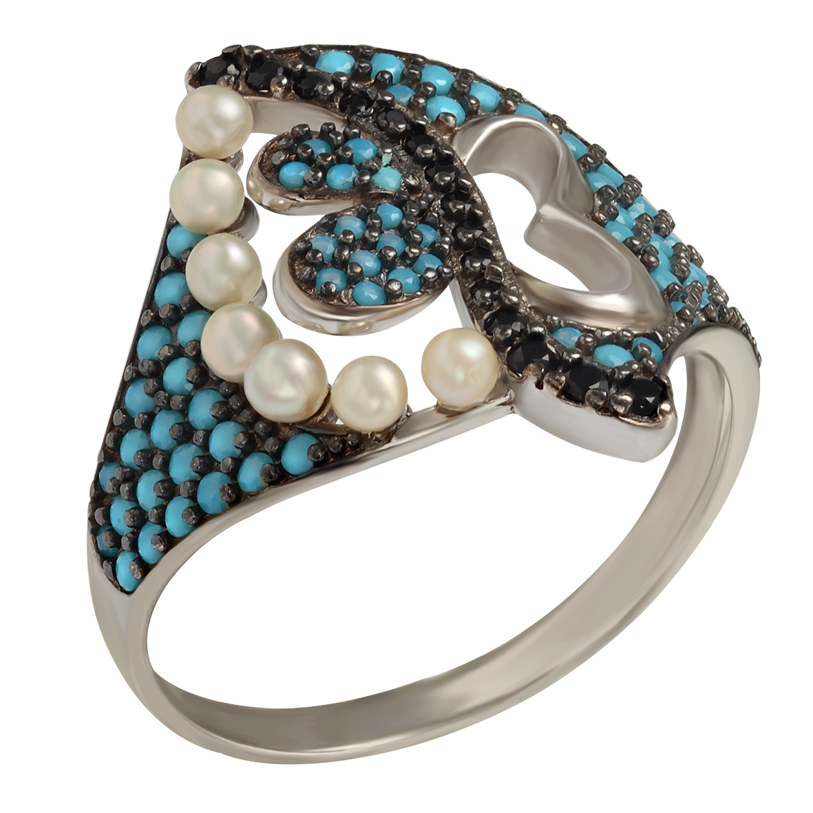 Серебряное кольцо с нанокристаллами, жемчугом и фианитами Tango Jewellery Company 380191С размер 20
Серебряное кольцо с нанокристаллами, жемчугом и фианитами Tango Jewellery Company 380191С размер 20