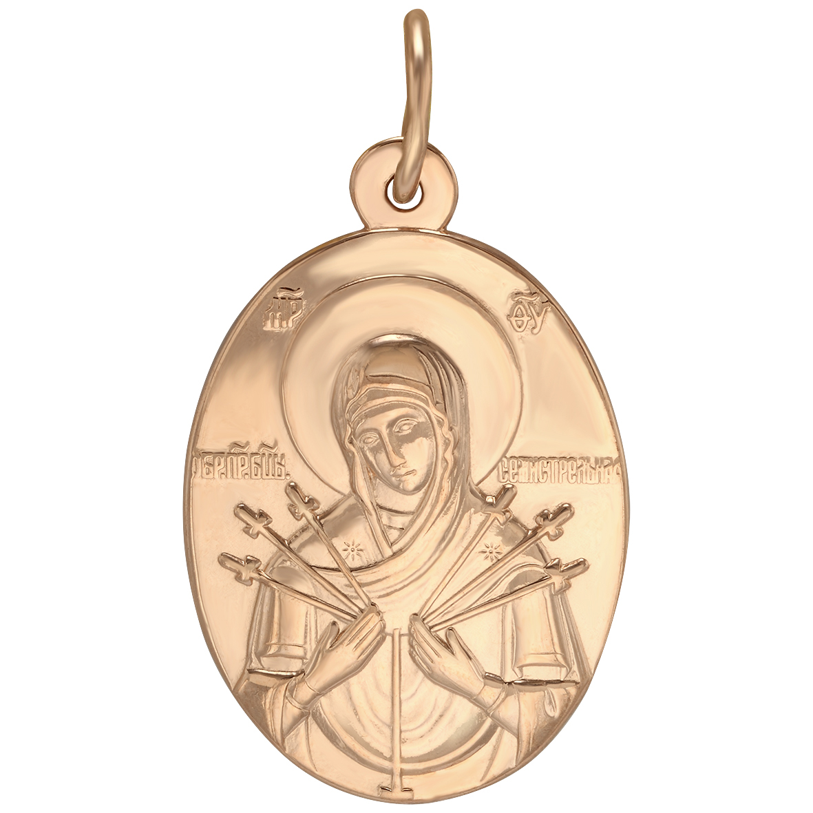 Золотая ладанка "Семистрельная икона Божией Матери" Tango Jewellery Company 100156
Золотая ладанка "Семистрельная икона Божией Матери" Tango Jewellery Company 100156