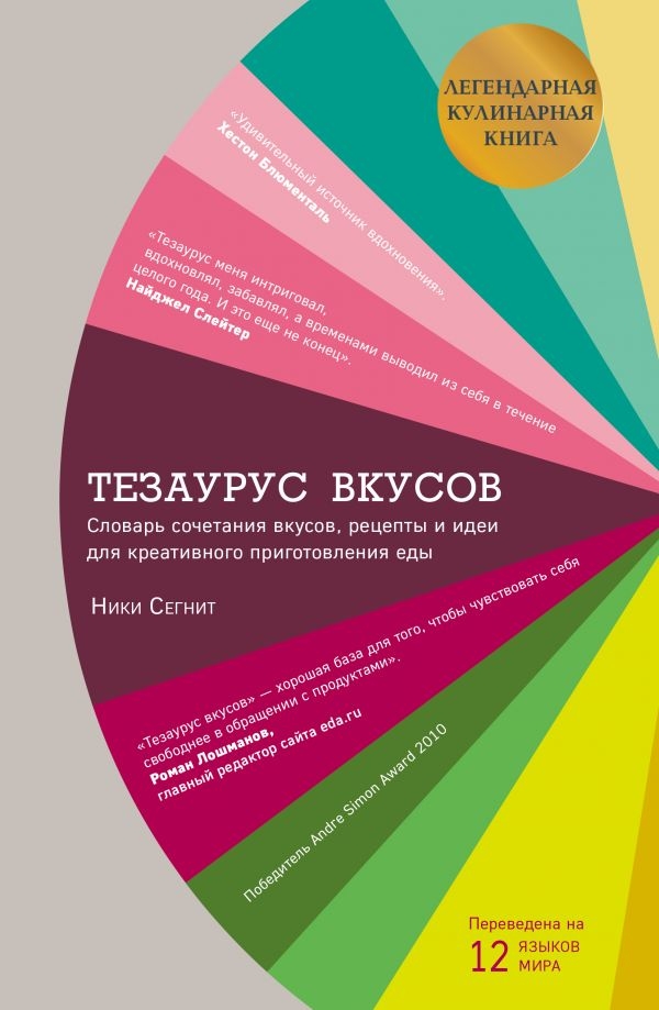 Тезаурус вкусов. Словарь сочетания вкусов, рецепты и идеи для креативного приготовления еды (твердый переплет)
Тезаурус вкусов. Словарь сочетания вкусов, рецепты и идеи для креативного приготовления еды (твердый переплет)